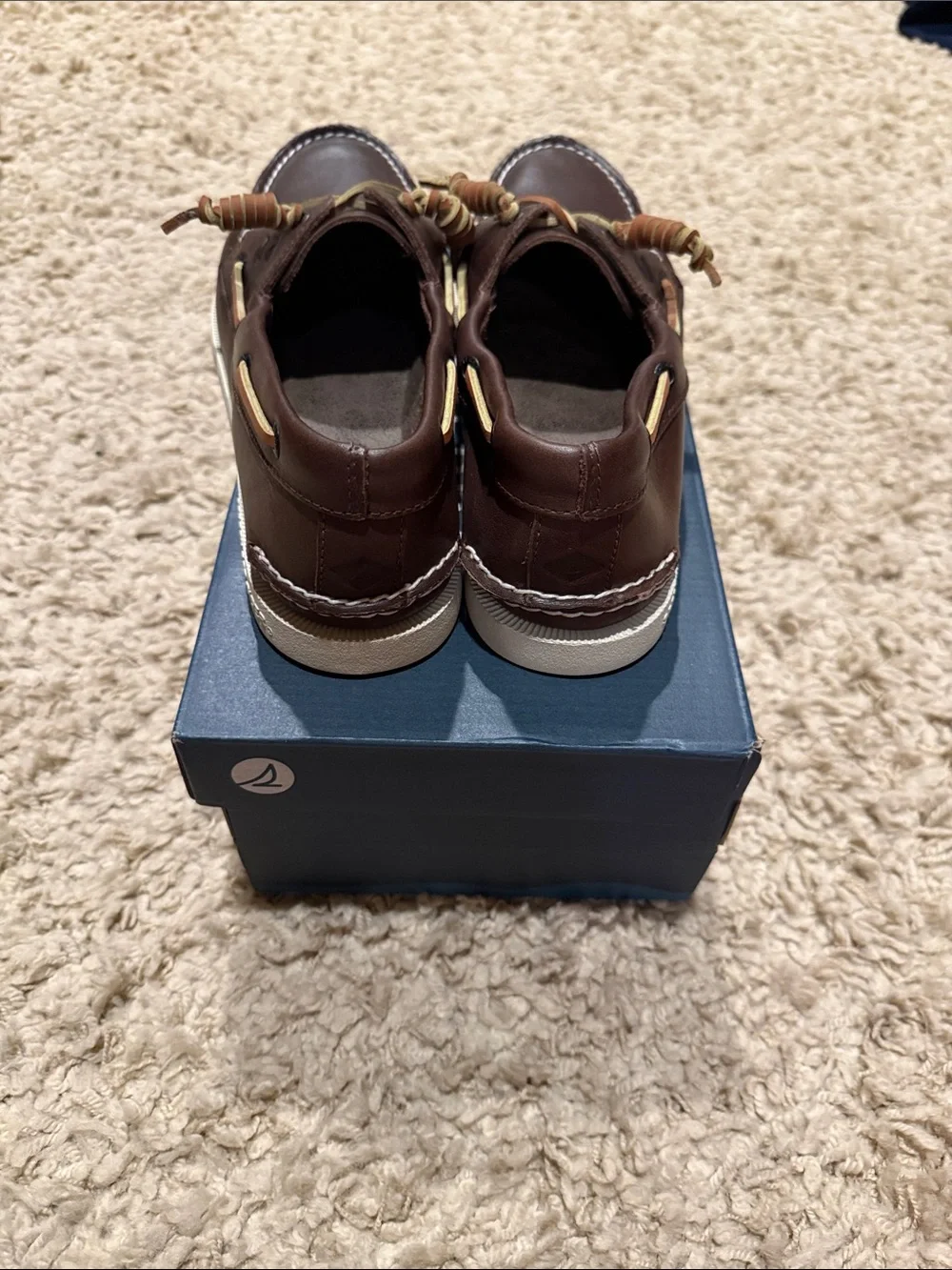NIB Sperry Men's Authentic Original™ 2-Eye Boat Shoe Brown primary-multi 9